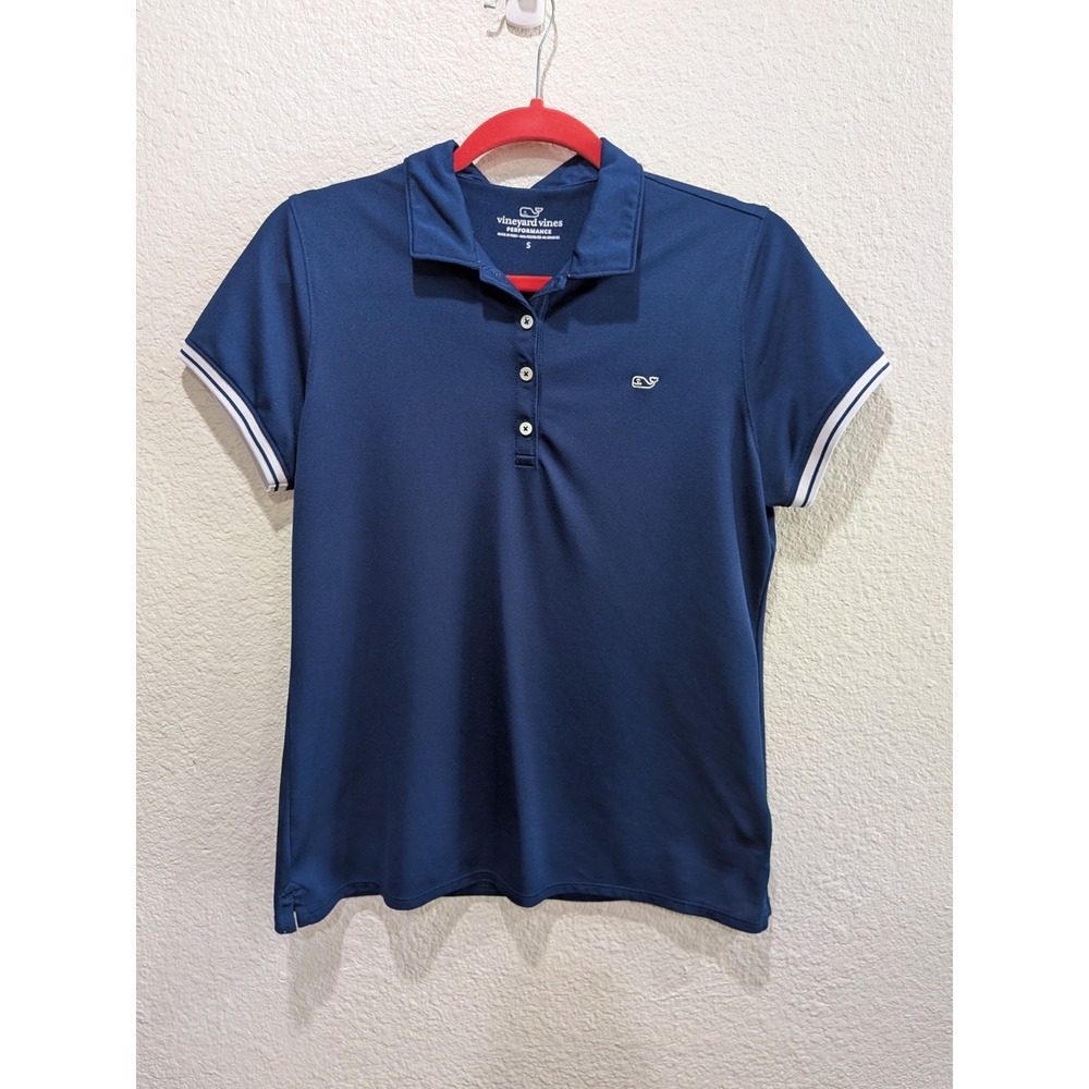 Vineyard Vines Women's Performance Polo Shirt Small Golf Tennis Pickleball Prep